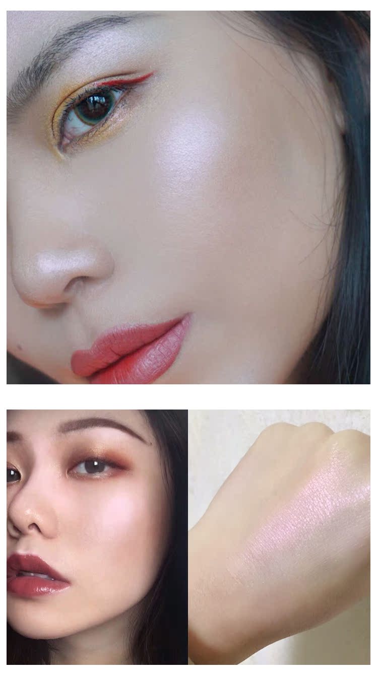 Zhang Yihan với khay bột có độ bóng cao MUA của Anh để làm sáng thanh công suất sửa chữa ba chiều nữ PK107 thay vì ánh sáng phân cực bắt sáng