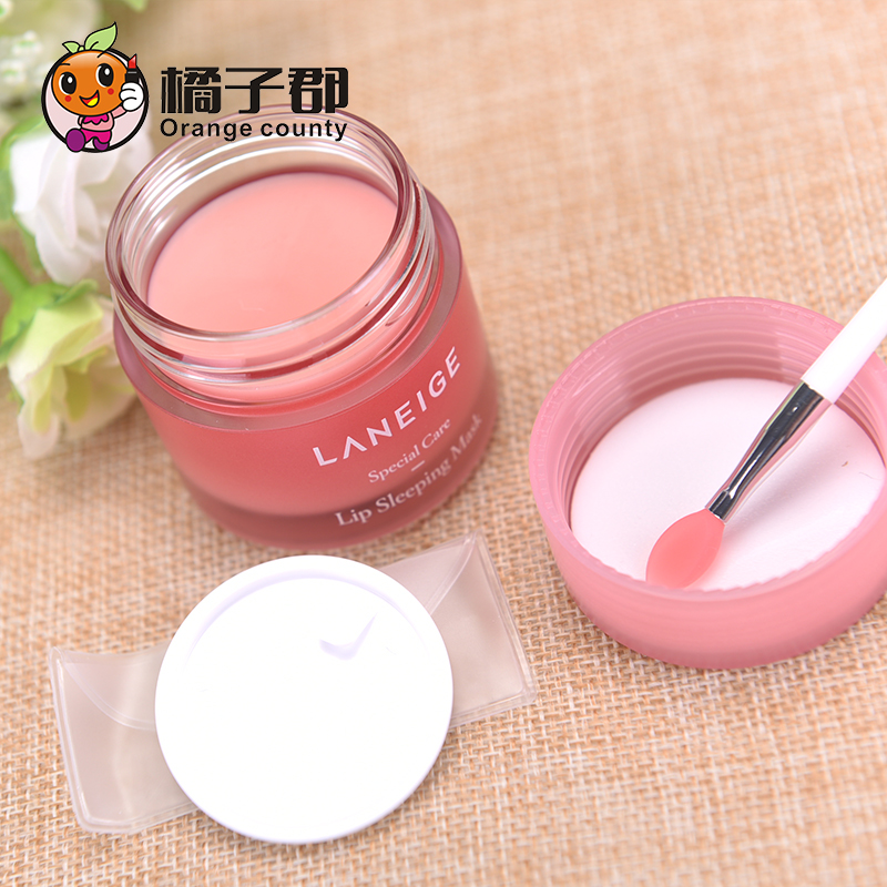 韩国Laneige兰芝 草莓果冻睡眠唇膜20g 保湿滋润淡化唇纹