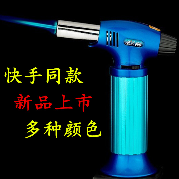 Portable gas welding gun lighter Wild Camp Ignition Kitchen Baking Spray gun branded Insecticide High Temperature Straight Flush Spray Gun 