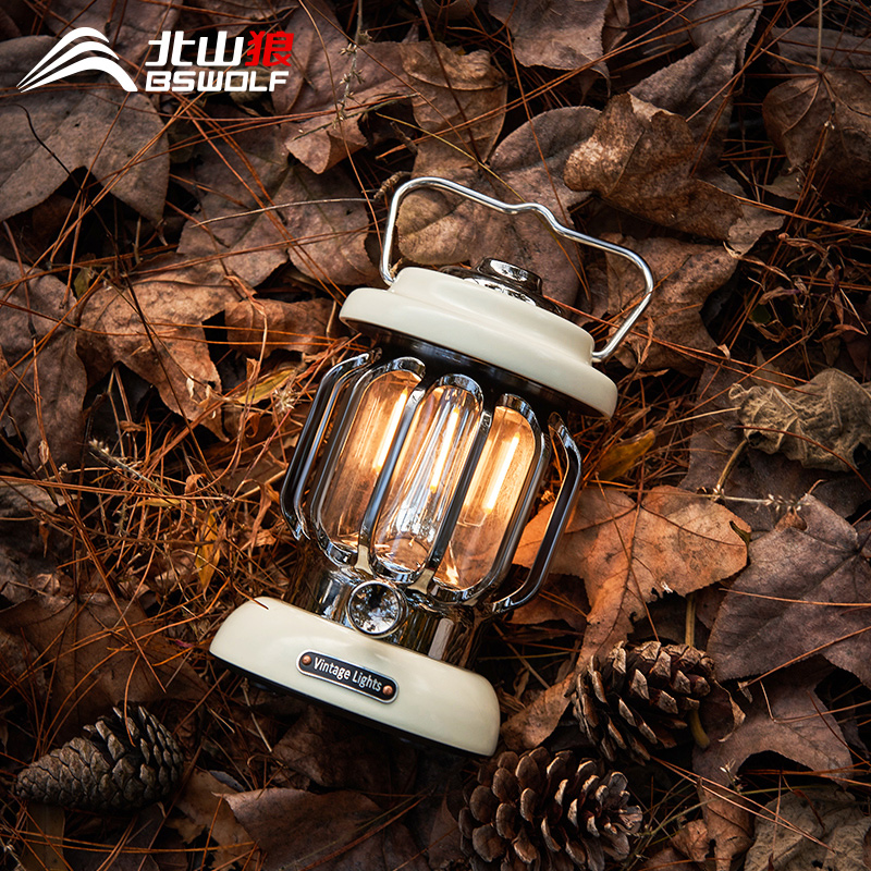 Outdoor camping lamp lighting portable camping camp lamp atmosphere hanging lamp rechargeable tent lamp kerosene lamp long battery life