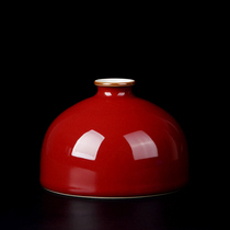Jingdezhen Town Tianjing Road Red Antique Vase : Ceramic Swing Art Collection Collection of glazed porcelain bottles