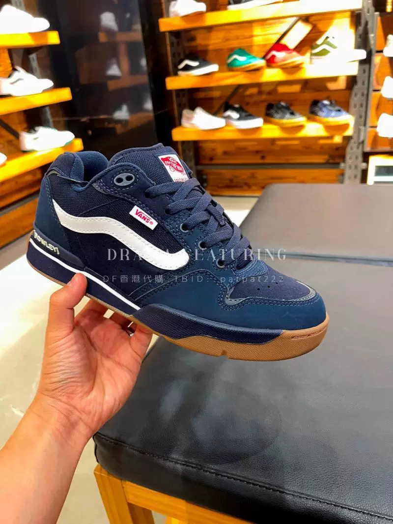 DF Гонконг покупка Vans Skate Rowley XLT 25-я годовщина классические темно-синие хлебные кроссовки спорт-глазуни