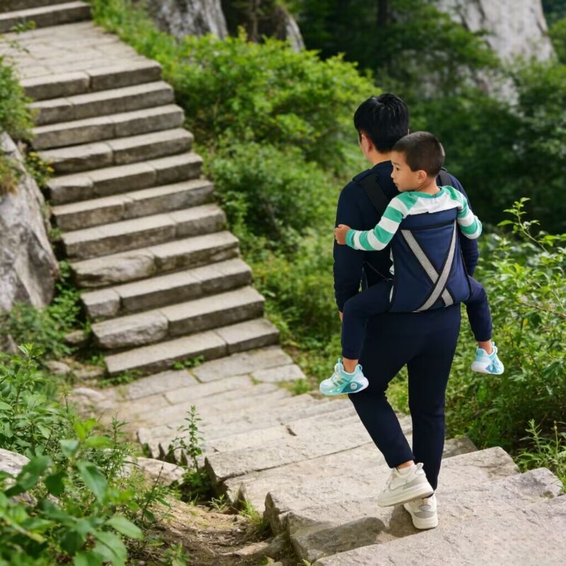 Baby Carrier Bag for Traveling, Hiking, and Cycling; Easy-To-Use for Carrying Babies and Older Children on the Front or Back