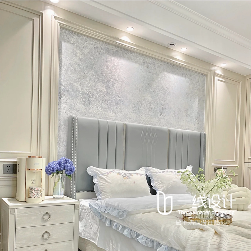 Spot Seamless Cloth Seamless Wall Fabric American Modern Minimalist Light Lavish Living Room Bedroom Full Of Background Wall