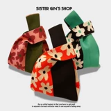 Трикотажная небольшая дизайнерская сумка на одно плечо для выхода на улицу, осенняя