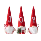 Рождественские декоративные принадлежности без подарков кукла Ludong Santa Santa Joy Set 3 кукол украшения окна