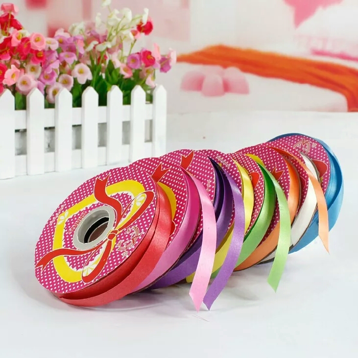 Plastic Ribbon Balloon Ribbon Ties Flowers Gift Box Cake Box Ties Rope Sealing Festival Packaging Supplies