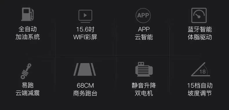 易跑 9600 跑步机家用款 静音折叠电动坡度健身器材商用多功能跑步机