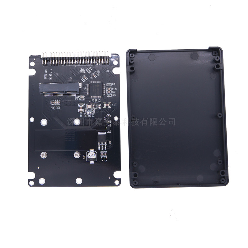 MSATA to IDE2 5 inch adapter card MINI PCI-E SSD to IDE44P pin solid state hard drive box