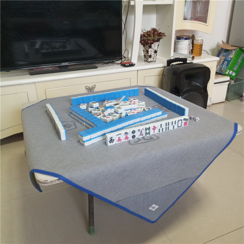 Mahjong khăn trải bàn với túi mạt chược khăn trải bàn pad dày muffler hộ gia đình mạt chược bàn mat mạt vải - Các lớp học Mạt chược / Cờ vua / giáo dục cờ vua bằng gỗ