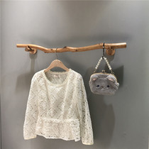 Clothing store branch clothes hanger wall hanging clothes hanger wall hanging womens clothing display rack hanging childrens clothing store decoration shelf