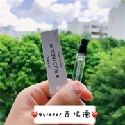 Byredo Bairuide nước hoa Thư viện Bibliotheque Cuốn sách hoài cổ 2ml mẫu ống nghiệm