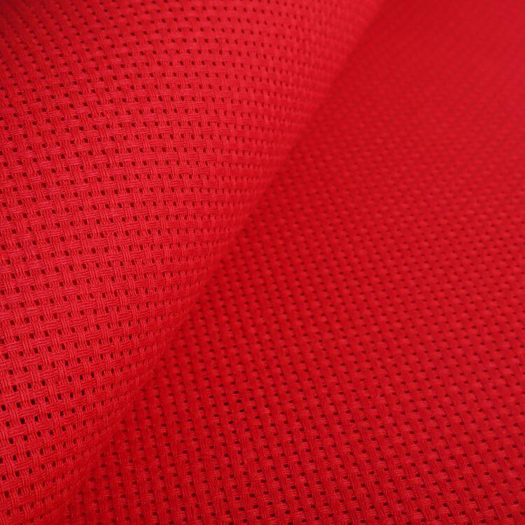 Cross stitch cloth 11CT medium grid red HD cotton thick cross stitch embroidery cloth DIY embroidery cloth 1.5*1M