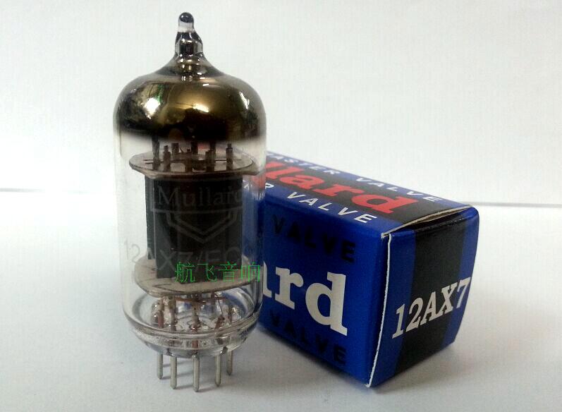 New Russian reengrave Mullard large shield 12AX7 ECC83 vacuum tube offers sophisticated pairing