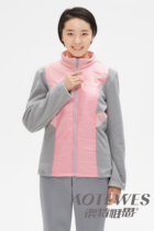 Kritina Work Clothes Winter Coat Cosmetic Clothing Shake Grain Suede Winter is exactly the same as the company fabric