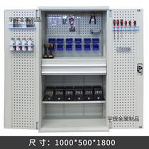 Heavy tool cabinet iron cabinet workshop tool box double door factory locker safety tool cabinet thickening