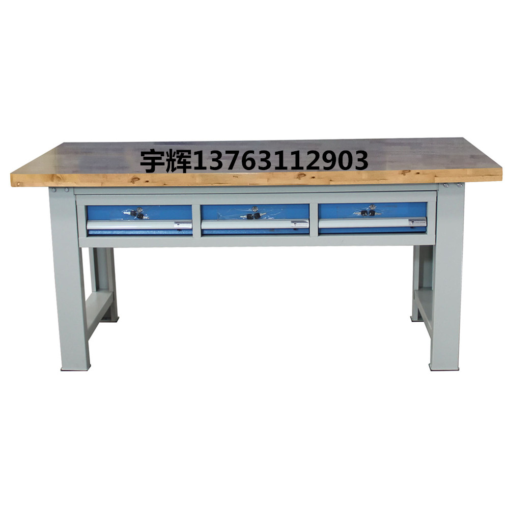 Solid wood operating test bench for steel sheet steel repair trolley for heavy antistatic work bench stainless steel heavy pliers