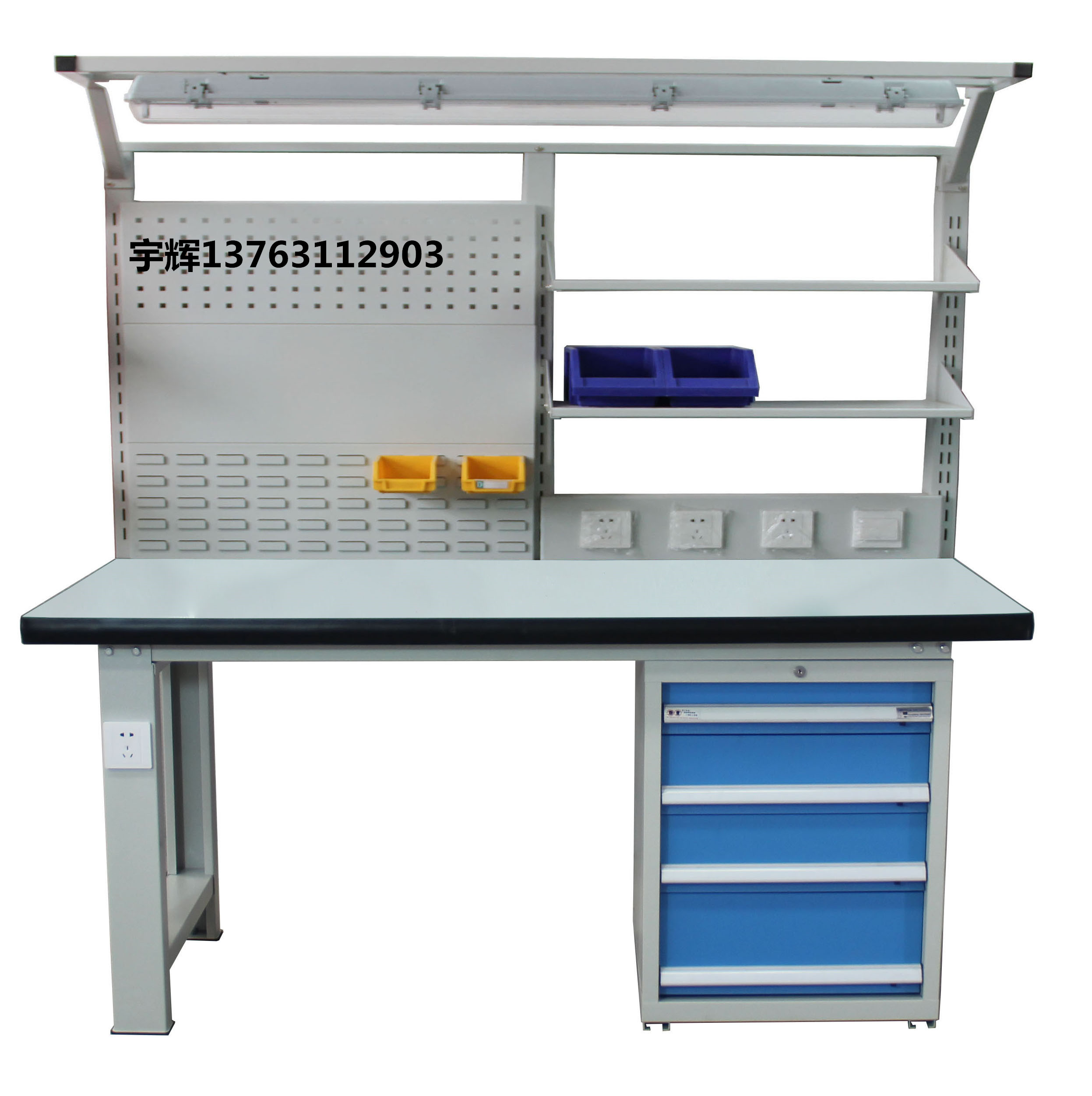 Industrial Heavy Steel Sheet Bench Iron Plate Operating Table Maintenance Bench Steel Sheet Steel Tool Table Fitter Desktop Computer Repair Bench