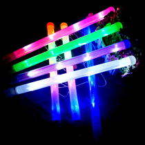 Concert bar party flashing luminous luminous plastic fluorescent stick camping annual meeting LED support stick fluorescent stick