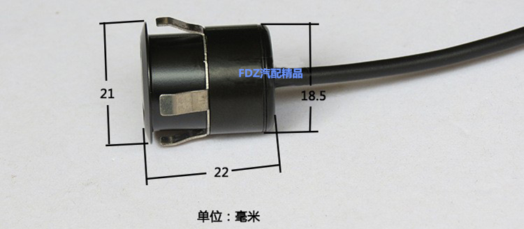 Xe ô tô 18,5 đục lỗ hồng ngoại 12V CDD HD nhìn đêm phía sau nhìn ngược hình ảnh camera mù vùng nhìn thấy - Âm thanh xe hơi / Xe điện tử loa ô tô