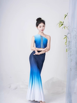 Rental of Dai dance costumes female art exam costumes performance costumes peacock dance skirts practice skirts fishtail skirts