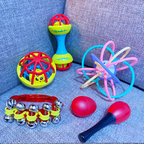 Newborn baby baby sand hammer instrument hand holding small Bell can gnaw bite puzzle puzzle early education grasp training hand bell
