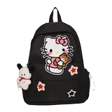 Hello kitty, ранец, высококачественная сумка через плечо, вместительный и большой милый рюкзак, для средней школы