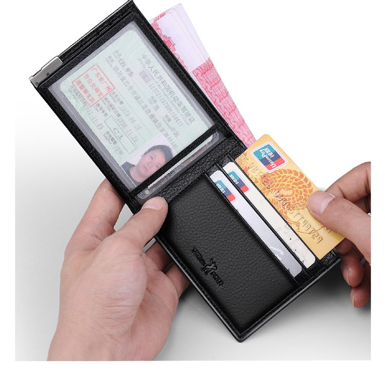 Paul thẻ gói giấy phép lái xe nam trường hợp da siêu mỏng da đa chức năng xe cơ giới bằng lái xe ví tiền nữ