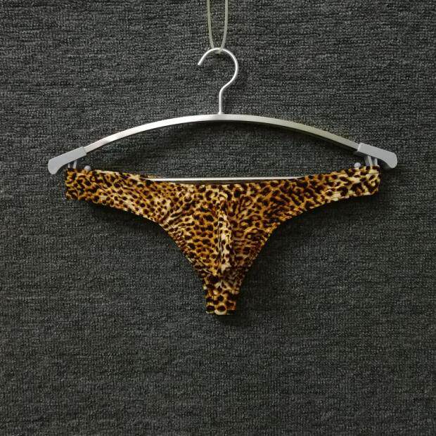 Men's thong underwear, shocking large bag, good elasticity BAO WEN men's T-pants, briefs