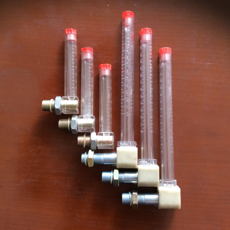 Vertical cycloid pin wheel reducer with iron tubular oil standard L-type oiler thread M16*1 5mm