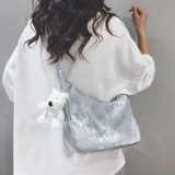 Вместительный и большой шоппер, сумка на одно плечо для отдыха, сумка через плечо, подходит для студента