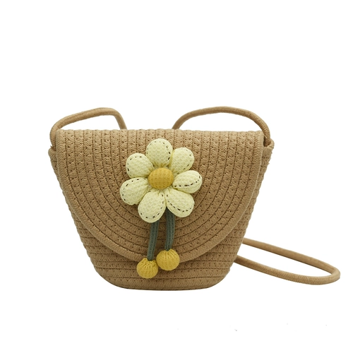 Модная соломенная сумка через плечо, плетеная барсетка на одно плечо, мобильный телефон, сумка для телефона, в западном стиле, коллекция 2023