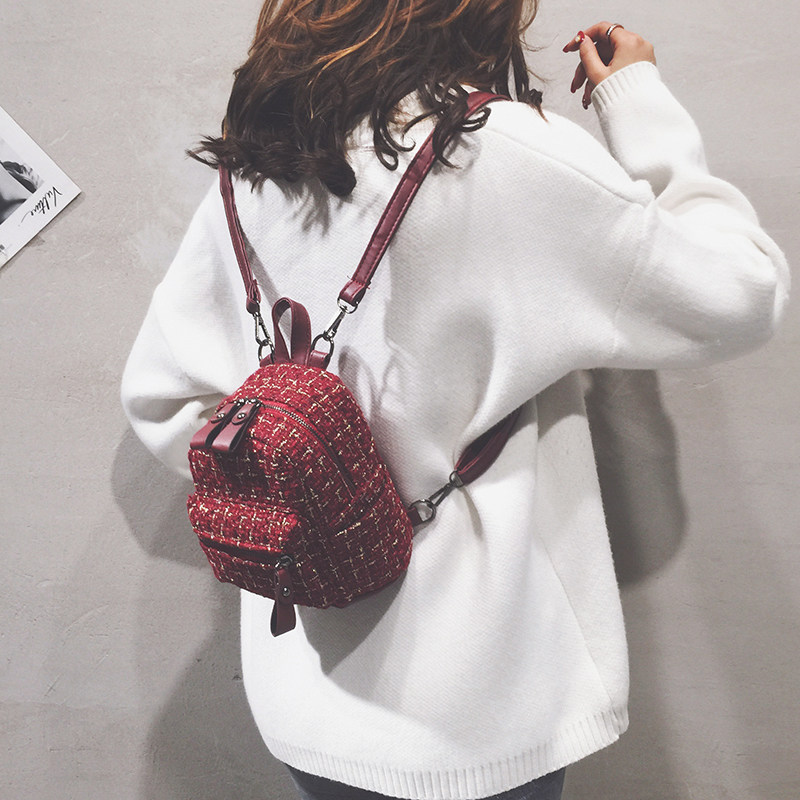 Mini Son Double Shoulder Bag Woman Casual Small bag 100 lap fashion bag Girl 2021 new personality student bag