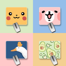 Mouse pad cartoon cute small office computer mouse pad thickened lock edge boys and girls home portable waterproof slip
