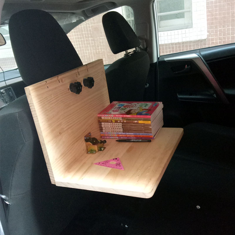 Car small table board folding table car dining table rear small dining table study table car computer desk laptop bracket