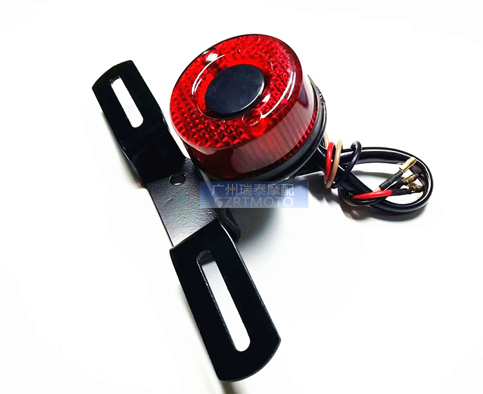 Phụ kiện xe máy Harley Cruise Prince xe sửa đổi retro kim loại phía sau đèn hậu đèn phanh tấm giấy phép phanh đèn hậu - Đèn xe máy đèn pha xe máy siêu sáng