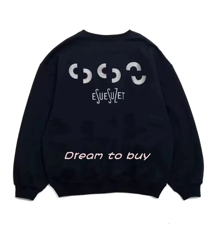 BEAMS SSZ 552 Crew NECK SWEAT вышивка букв мужчин и женщин, свитер с круглым вырезом, базовые рубашки