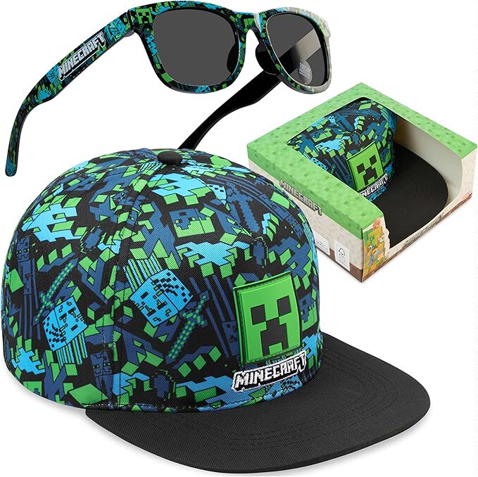 Shipped in 3 Weeks - Uk Purchase Boys' Baseball Cap + 100% Uv Protection Sunglasses Set