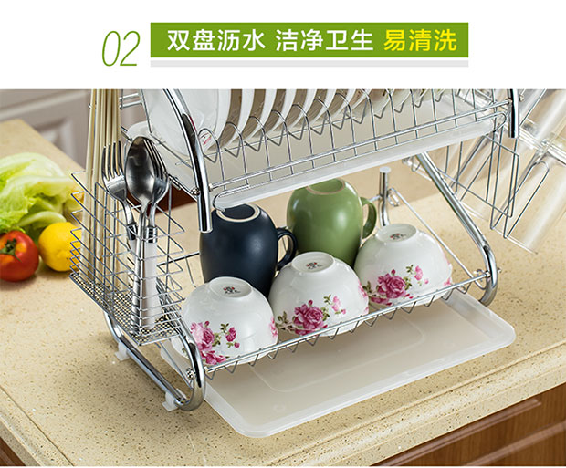 đèn led chiếu sáng sân khấu Giá để bát cống nhà bếp cung cấp dụng cụ đồ dùng cửa hàng lưu trữ khay nước bát đĩa lưu trữ bát đĩa - Thiết bị sân khấu dây đèn led không nháy