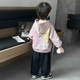 Boys' Pink Sweatshirt Autumn 2025 New Spring and Autumn Children's Stylish Trendy Boys' Hoodie Top