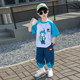 Nezha Clothing Boys' Short-Sleeved Suit Summer 2025 New Style Children's Fashionable and Cool Anti-Mosquito Pants Two-Piece Set