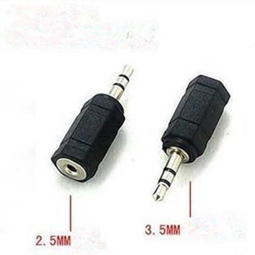 Microphone microphone headphones audio conversion head2 5 to 3 5MM small-to-large 2 5MM hole 3 5 needle joints