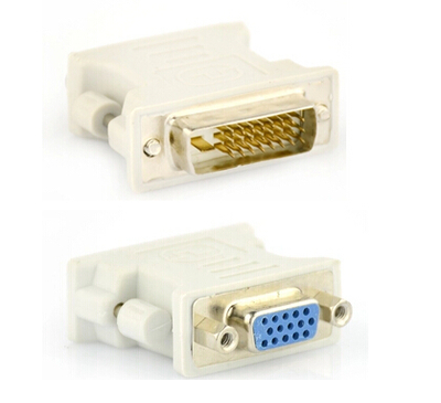 DVI-D turn VGA conversion head 24 1 DVI revolution VGA mother head DVI turn VGA head film adapter