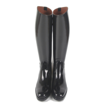 Equestrian riding boots German-style riding boots hard-tubed all-cow leather boots small square toe hand-made spring-shaped boots custom-made