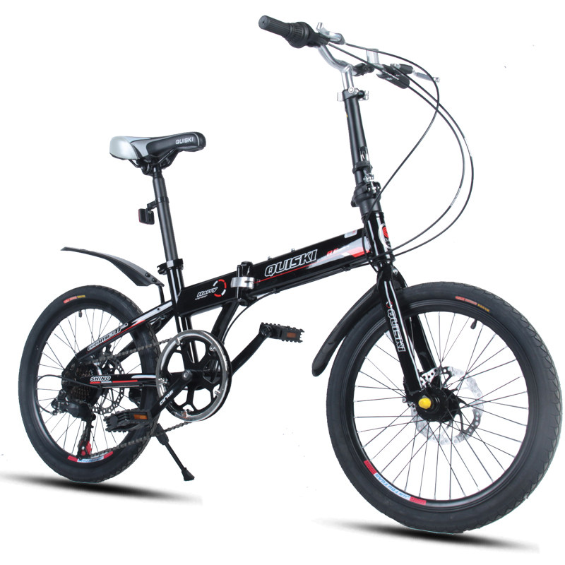 Shanghai Clippers High quality 20-inch 7-speed back and forth disc painstaking and folding bike Student bikes