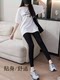 大码莫代尔秋裤女薄款打底裤灰色显瘦新款高腰紧身裤保暖加绒裤子