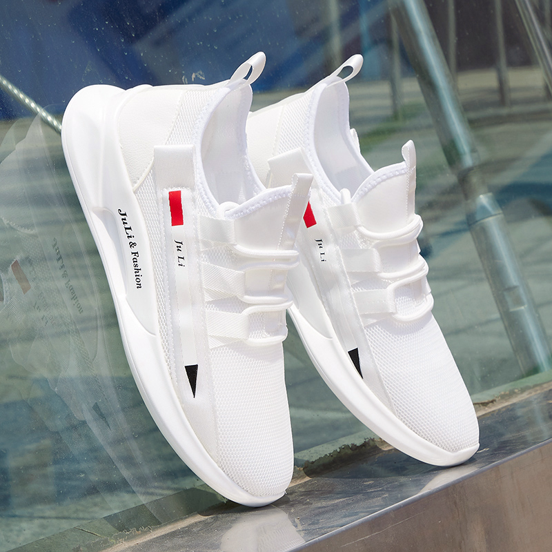 Hong Kong Boomer Men Shoes 2022 Spring New Breathable Mesh Face Small White Shoes Men 100 Hitch Casual Sports Fashion Tide Shoes