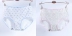 Đồ lót nữ 2 nấc Fu Nilai chính hãng in eo thun cotton thun cotton thoải mái quần xì nữ Giống cái