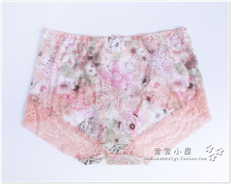 Đồ lót nữ 2 khối Fu Nilai đích thực gợi cảm đầy đủ lưới không dấu vết quần khô siêu nhanh đầu mùa hè thoáng khí quần lót cotton