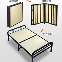 Enjoy Xinhui solid wood lunch break folding bed simple marching bed office bed bed single bed adult escort